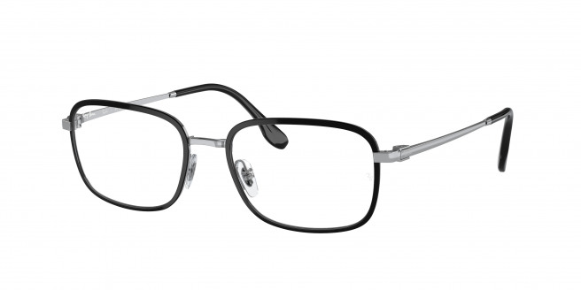 Ray-ban  RX6495 2861 Black On Silver