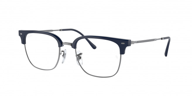 Ray-ban New Clubmaster RX7216 8210 Blue On Gunmetal