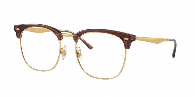 Ray-ban  RX7318D 8325 Transparent Dark Brown On Gold