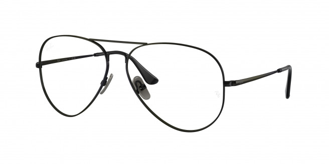 Ray-ban Aviator Titanium RX8789 1244 Black
