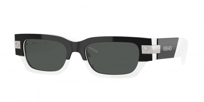 Versace  VE4465 545987 Top Black/white (Dark Grey)