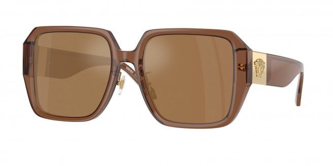Versace  VE4472D 5028/O Transparent Dark Brown (Brown Orange Metallic)