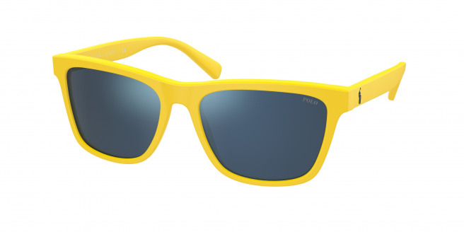Polo Ralph Lauren  PH4167 542055 Matte Yellow (dark blue mirror blue)