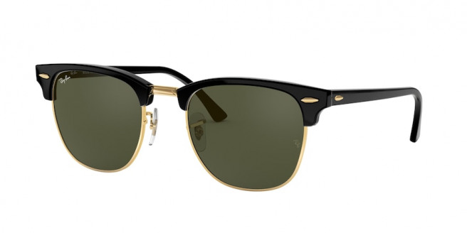 Ray-ban Clubmaster RB3016 W0365 Black On Arista (g-15 green)
