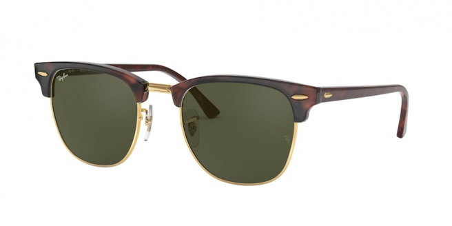 Ray-ban Clubmaster RB3016 W0366 Mock Tortoise On Arista (g-15 green)