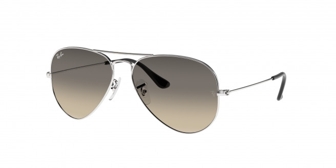 Ray-ban Aviator Large Metal RB3025 003/32 Silver (clear gradient grey)