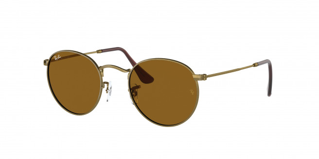 Ray-ban Round Metal RB3447 922833 Antique Gold (brown)