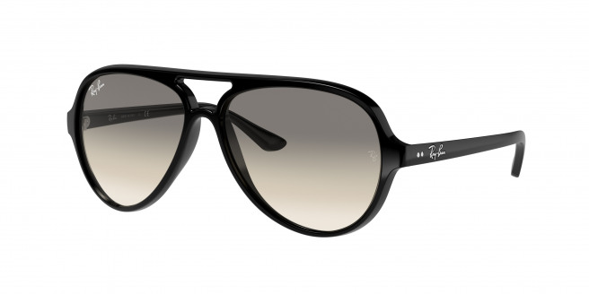 Ray-ban Cats 5000 RB4125 601/32 Black (clear gradient grey)