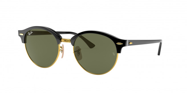Ray-ban Clubround RB4246 901 Black (g-15 green)