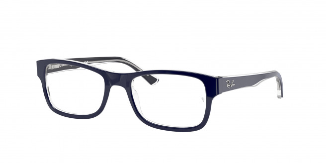 Ray-ban  RX5268 5739 Blue On Transparent