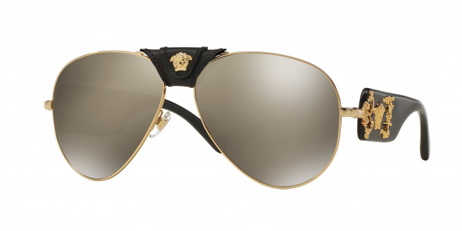 Versace  VE2150Q 10025A Gold (light brown mirror dark gold)