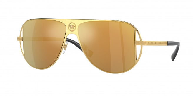 Versace  VE2212 10027P Gold (brown mirror gold?)