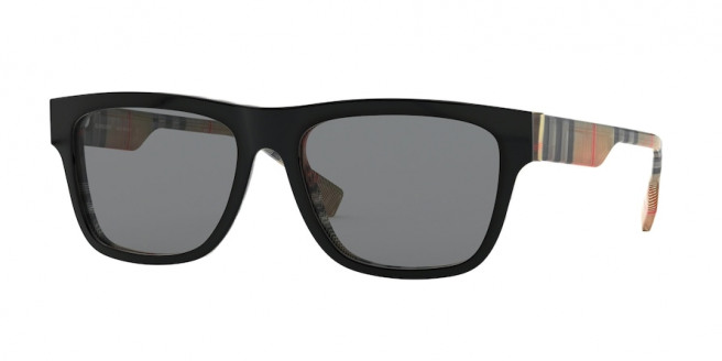 Burberry  BE4293 380687 Top Black On Vintage Check (Grey)