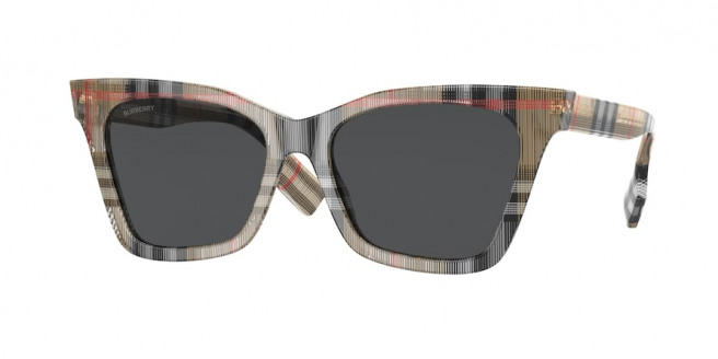 Burberry Elsa BE4346 394487 Vintage Check (Dark Grey)