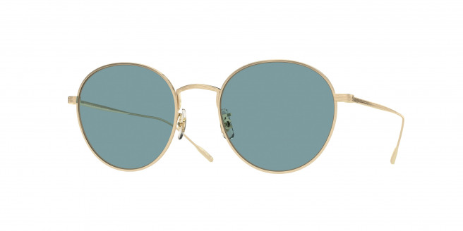 Oliver Peoples Altair OV1306ST 5311P1 Brushed Gold Polarized (Teal Polar)