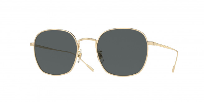 Oliver Peoples Ades OV1307ST 5311P2 Brushed Gold Polarized (Midnight Express Polar)