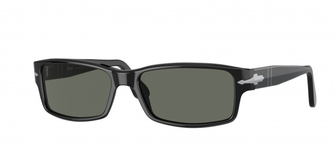 Persol Po2747s (57) PO2747S 95/48 Black Polarized (Polarized Green)