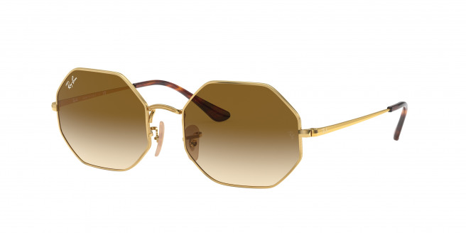 Ray-ban Octagon RB1972 914751 Gold (Light Brown Gradient)