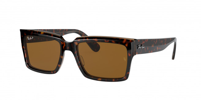 Ray-ban Inverness RB2191 129257 Havana On Transparent Brown Polarized (Brown)