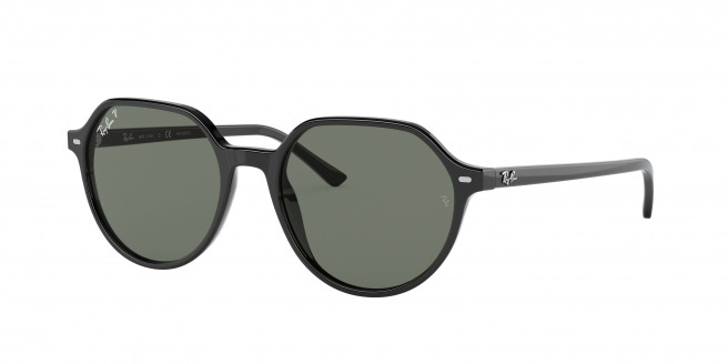 Ray-ban Thalia RB2195 901/58 Black Polarized (Polarized Green Classic G-15)