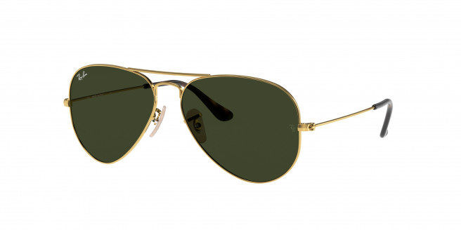 Ray-ban Aviator Large Metal RB3025 181 Gold (Green Classic G-15)