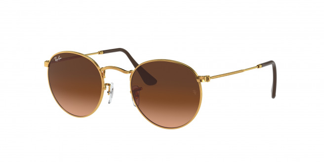 Ray-ban Round Metal RB3447 9001A5 Light Bronze (Pink/Brown Gradient)