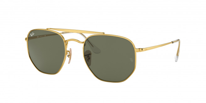 Ray-ban The Marshal RB3648 001 Gold (Green Classic G-15)