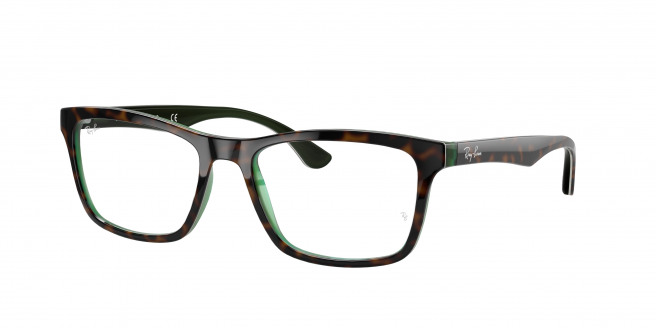 Ray-ban  RX5279 5974 Havana On Transparent Green
