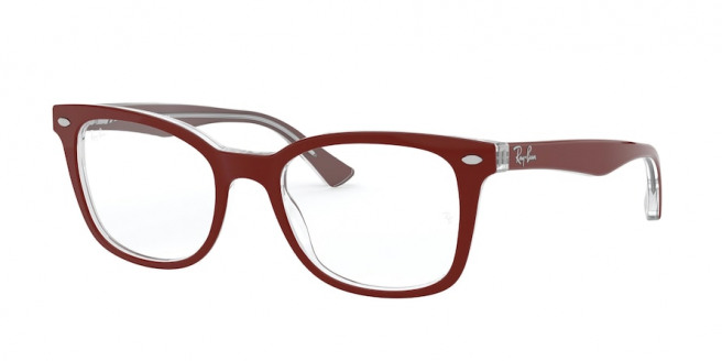 Ray-ban  RX5285 5738 Bordeaux On Transparent