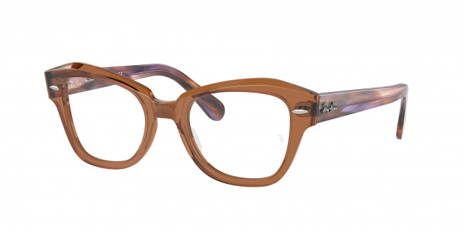 Ray-ban State Street RX5486 8179 Transparent Brown