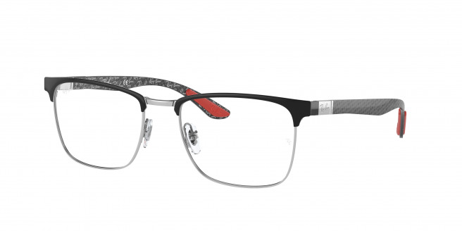 Ray-ban  RX8421 2861 Black On Silver