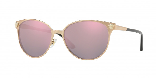 Versace  VE2168 14095R Pink Gold (Dark Grey Mirror Pink)