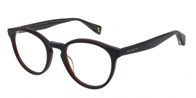 Ted Baker 8312 TB8312 00151 Gloss Navy On Xtal Brn Havana