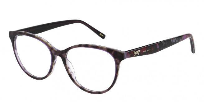 Ted Baker 9293 TB9293 10354 Gloss Pur Tortoise W/ Pur Pttn Ins.