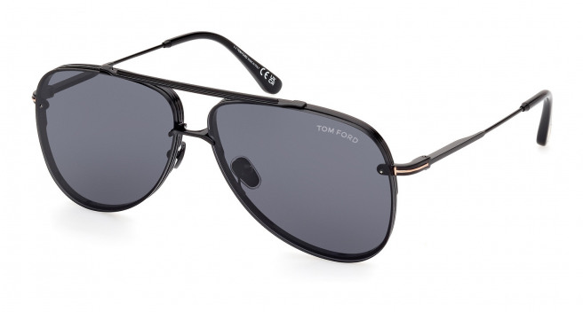 Tom Ford Leon FT1071 01A Shiny Black