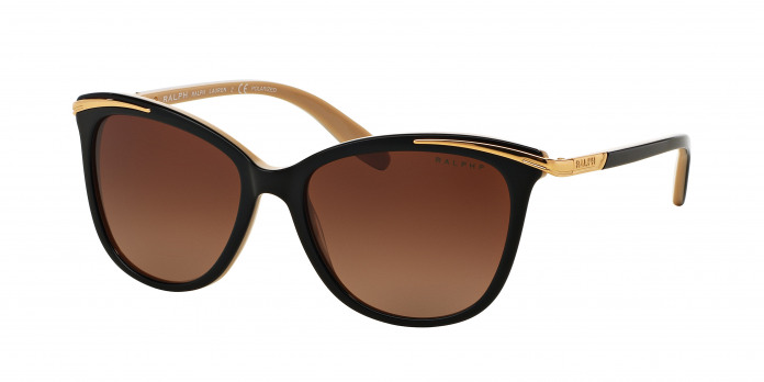 Ralph By Ralph Lauren  RA5203 1090T5 Black Polarized (Polar Gradient Brown)