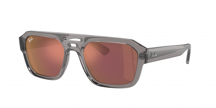 Ray-ban Corrigan RB4397 6684D0 Transparent Grey (Dark Violet/Red)