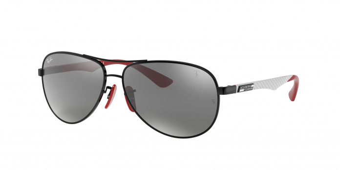 Ray-ban Ferrari Ferrari RB8313M F0096G Black (Grey Mirror Silver)