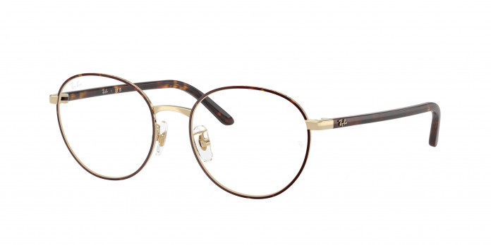 Ray-ban  RX6538D 3193 Havana On Pale Gold