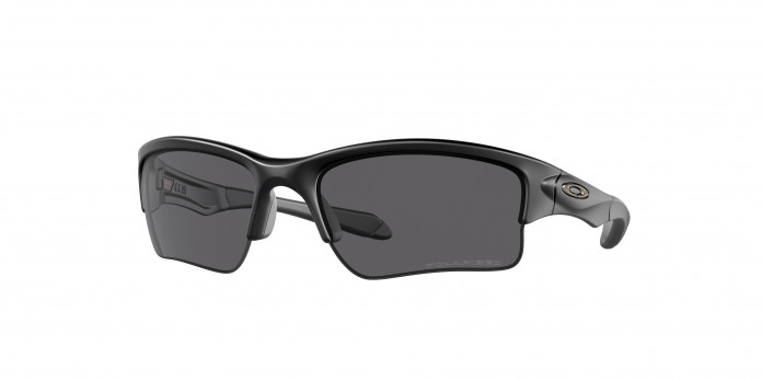 Oakley Quarter Jacket OO9200 920007 Matte Black Polarized (grey polarized)