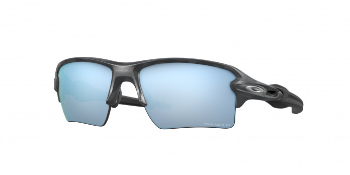 Oakley Flak 2.0 Xl OO9188 9188G3 Matte Black Camo Polarized (Prizm Deep Water Polarized)