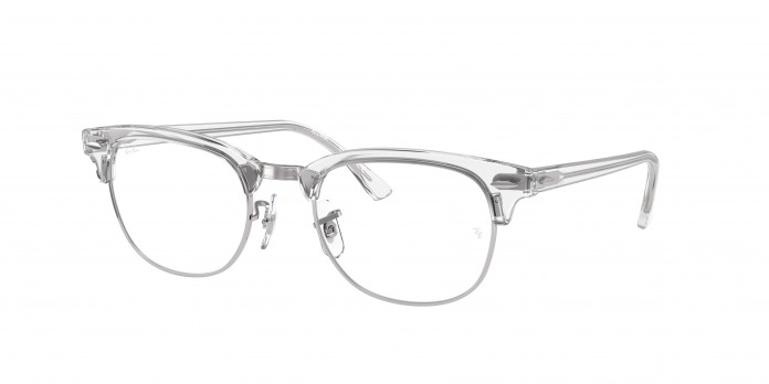 Ray-ban Clubmaster RX5154 2001 White Transparent