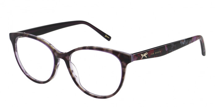 Ted Baker 9293 TB9293 10354 Gloss Pur Tortoise W/ Pur Pttn Ins.