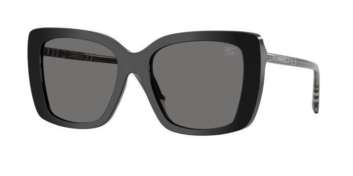 Burberry  BE4456 416581 Black Polarized (Dark Grey Polar)