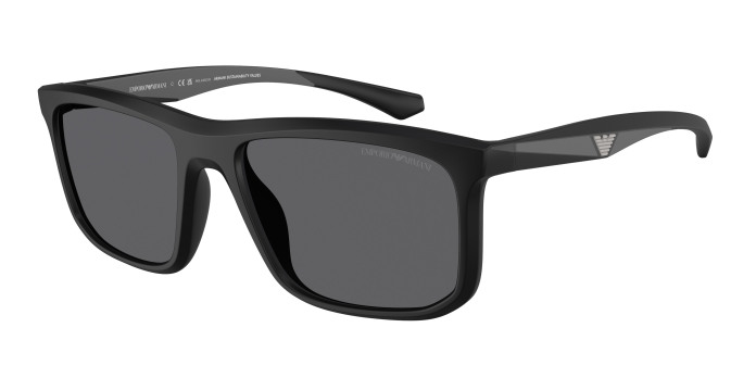Emporio Armani EA4234U 5001T3 Matte Black Polarized (Grey Polar)