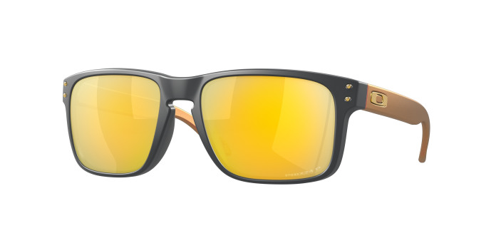 Oakley Holbrook OO9102 9102W4 Matte Carbon Polarized (Prizm 24K)