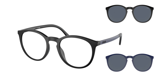 Polo Ralph Lauren PH4183U 588687 Matte Black (Grey Blue)