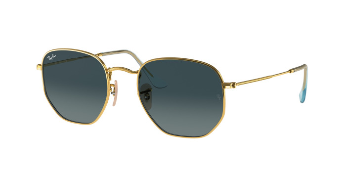Ray-ban Hexagonal RB3548N 91233M Arista Gold (Blue)