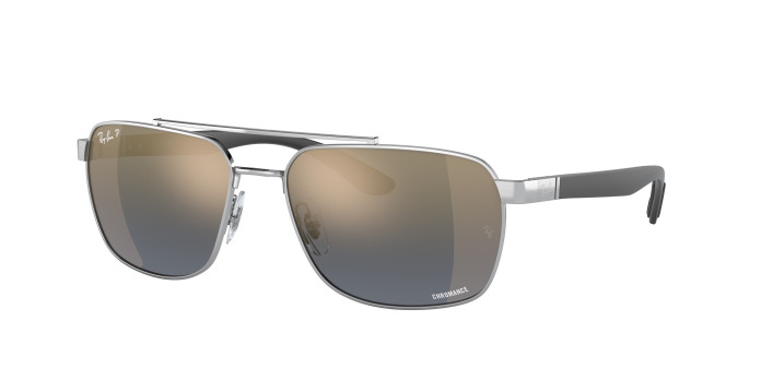 Ray-ban RB3701 003/J0 Silver Polarized (Dark Grey Mirror)