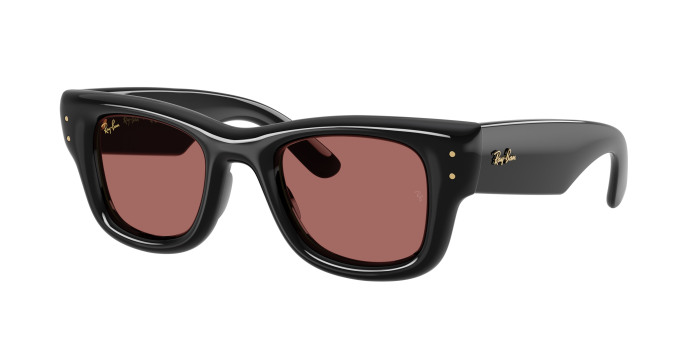 Ray-ban Wayfarer Puffer RB4940 601/69 Black (Dark Violet)